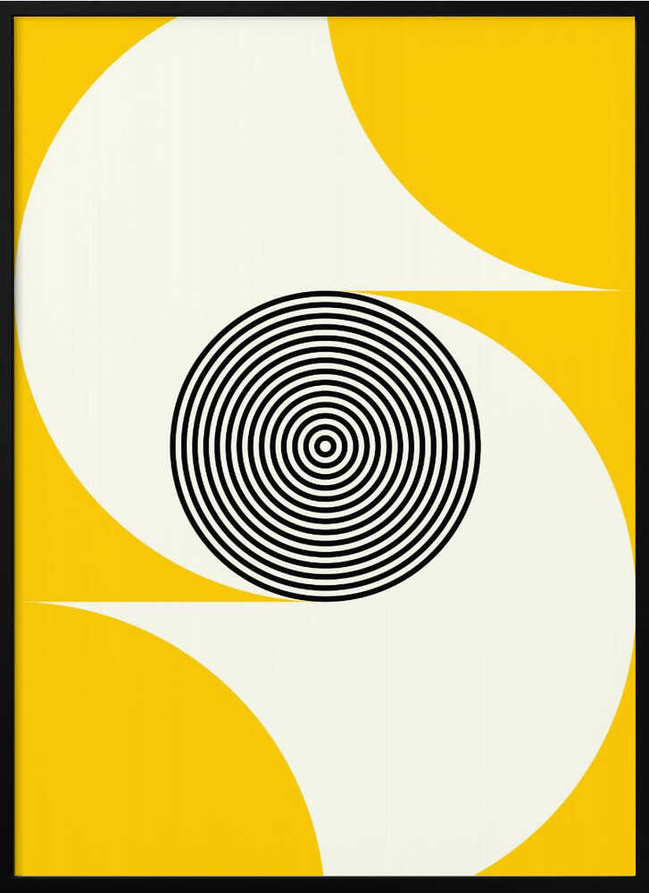 "Spiral Minimalism" Metal Wall Art
