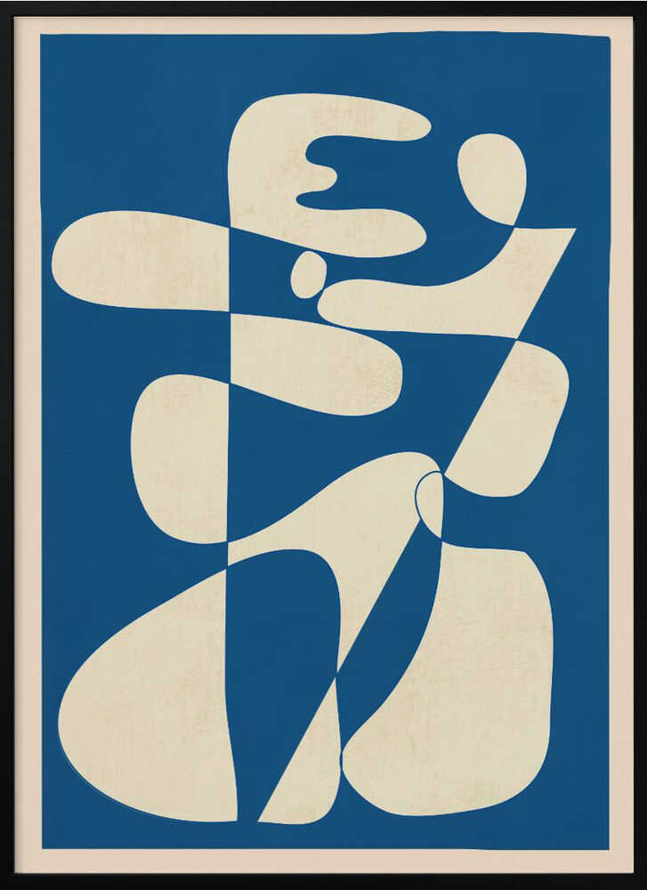 "Abstract Forms" Minimalist Metal Wall Art