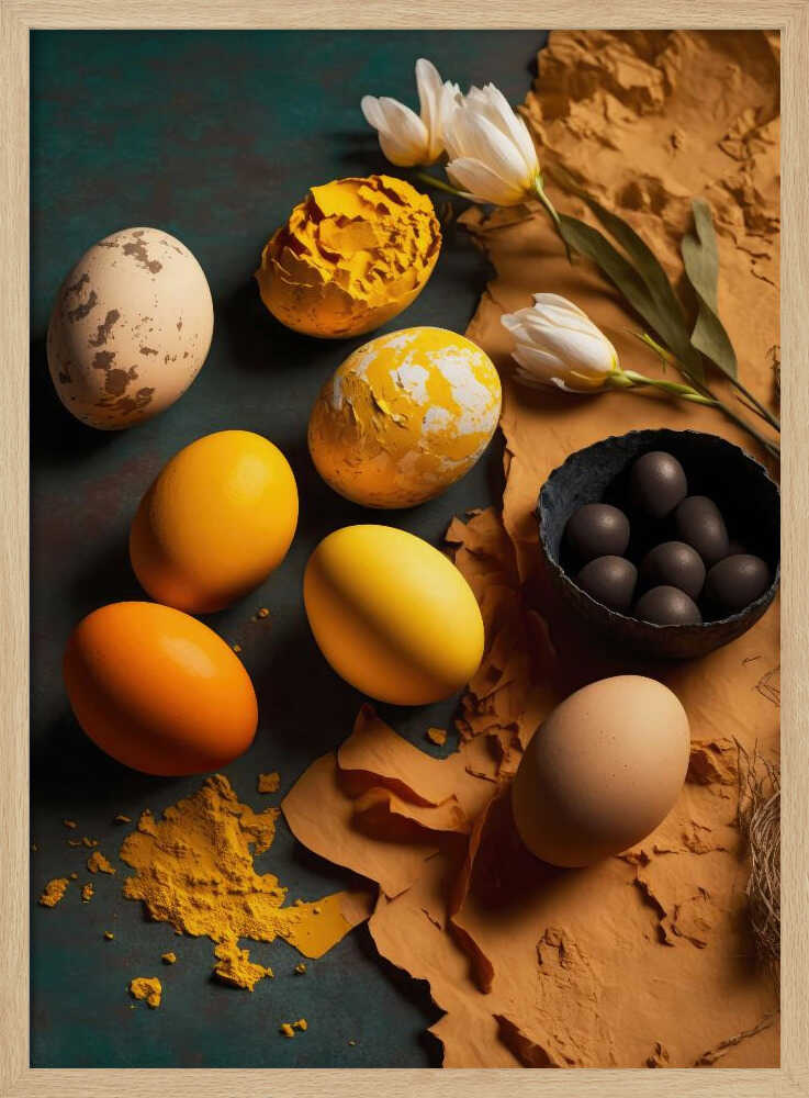 Spring Awakening Egg Art Metal Wall Art"