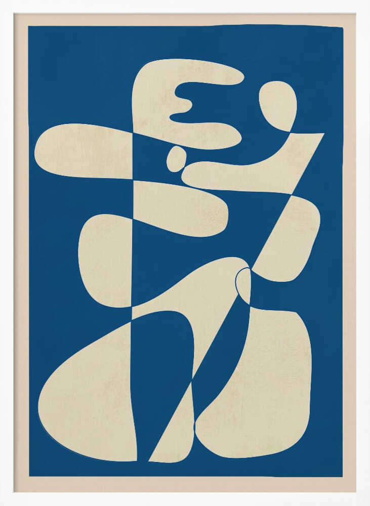 "Abstract Forms" Minimalist Metal Wall Art
