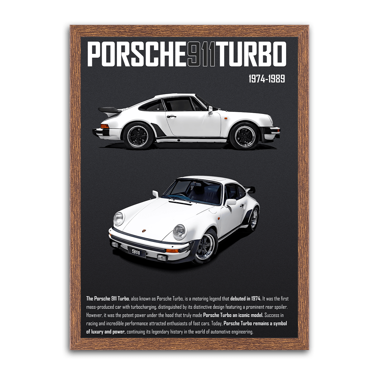Porsche 911 Turbo History 2- HD Metal Print - PixMagic