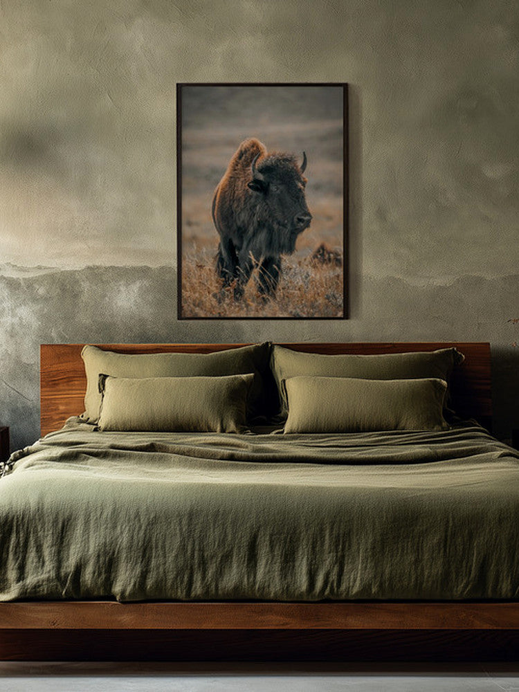 "Majestic Bison" Animal Metal Wall Art