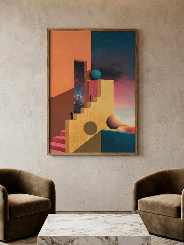 "Cosmic Ascent" Metal Wall Art