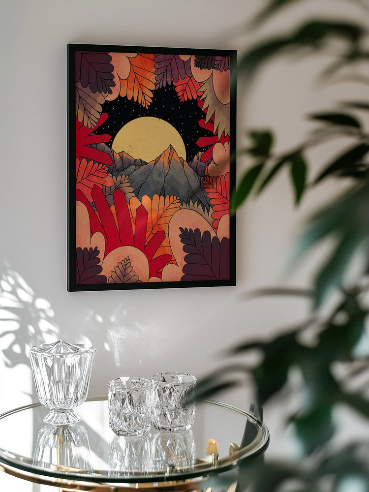 Celestial Wilderness Minimalist Metal Wall Art