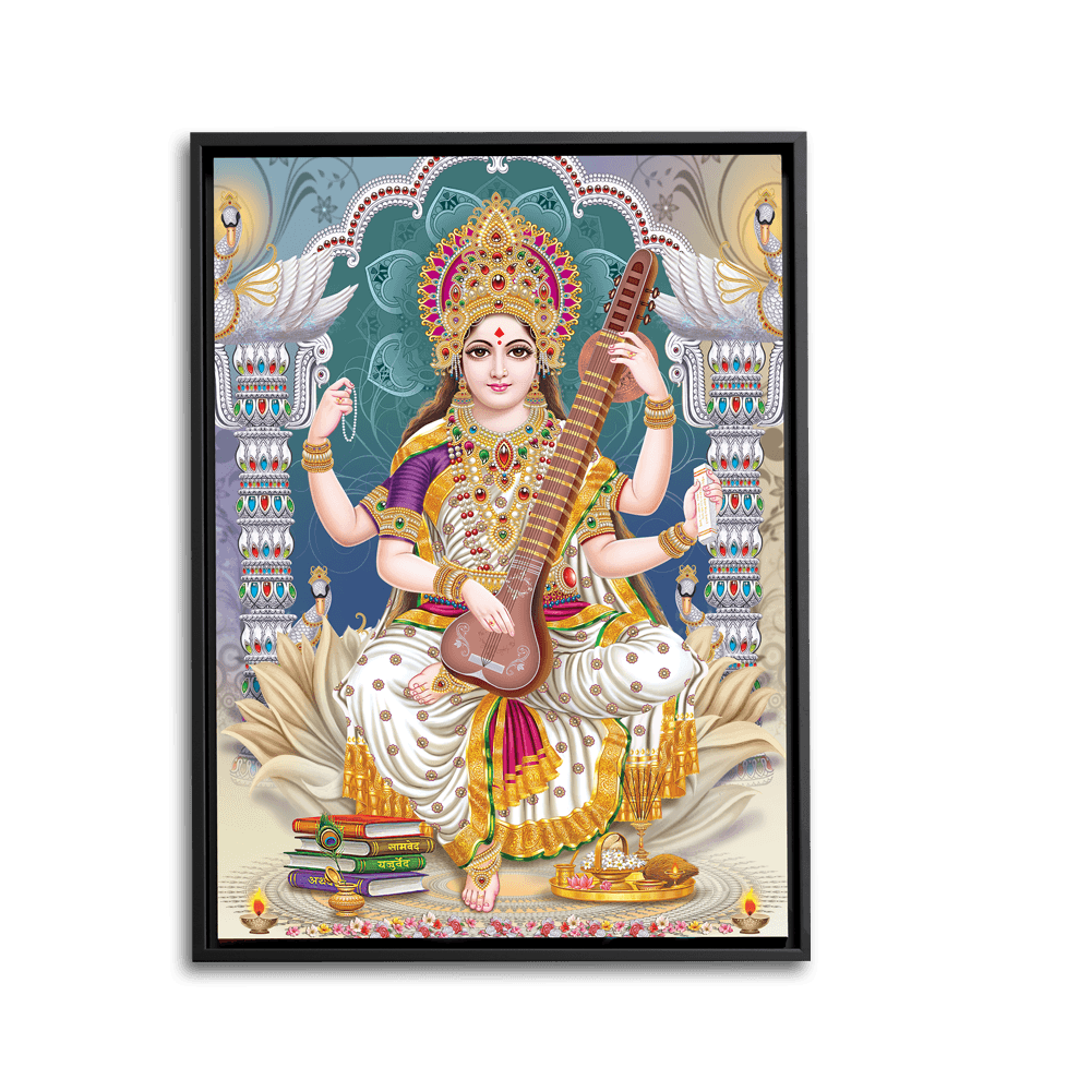 Saraswati Serenity - Framed - PixMagic