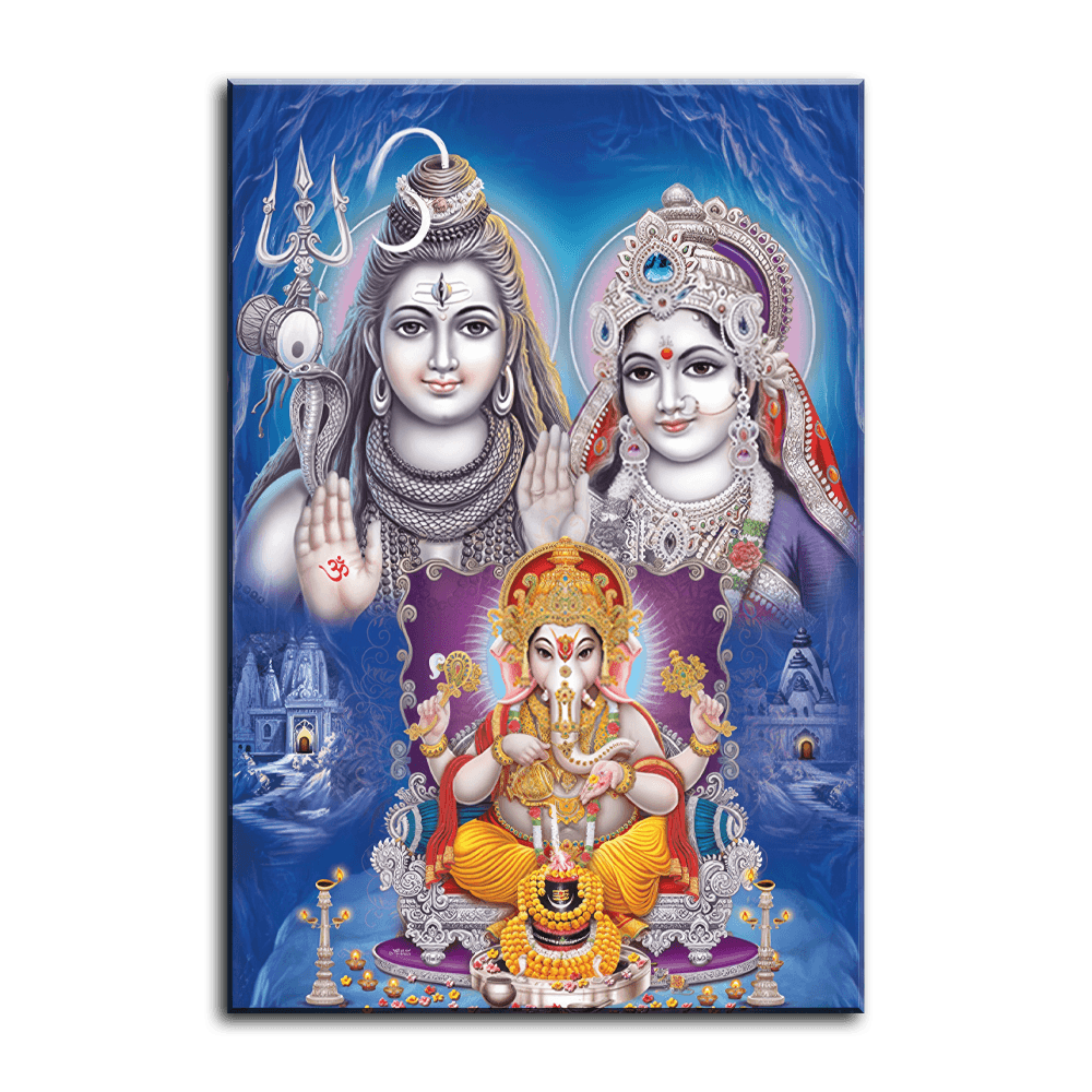 Shiva Family Blessings - PixMagic