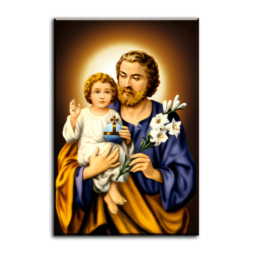 St. Joseph and Jesus - PixMagic