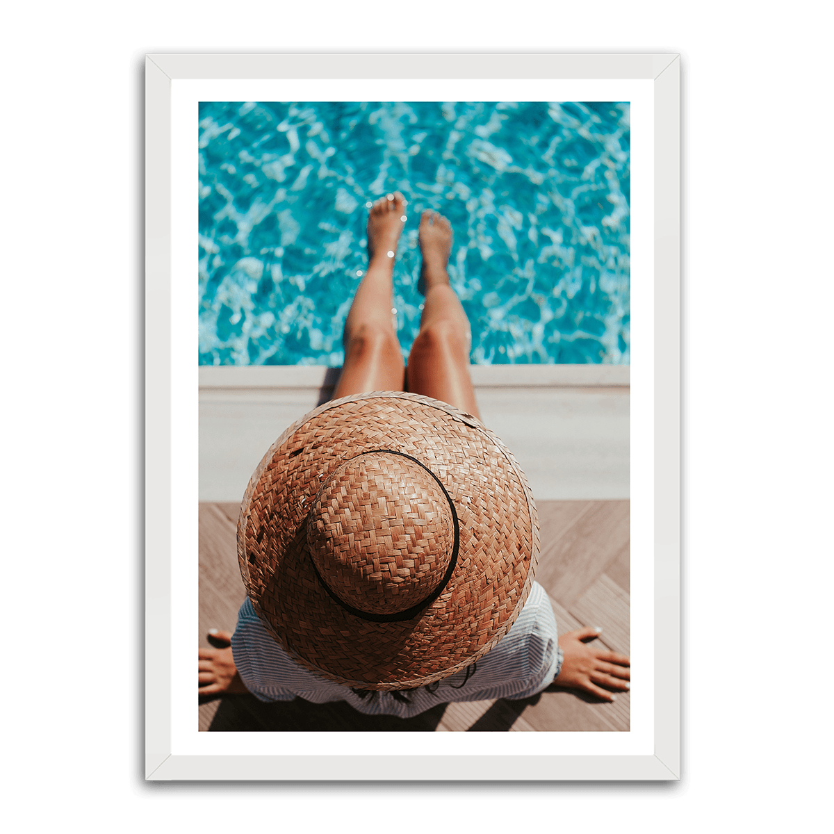 Summer Serenity: Poolside Leisure - PixMagic