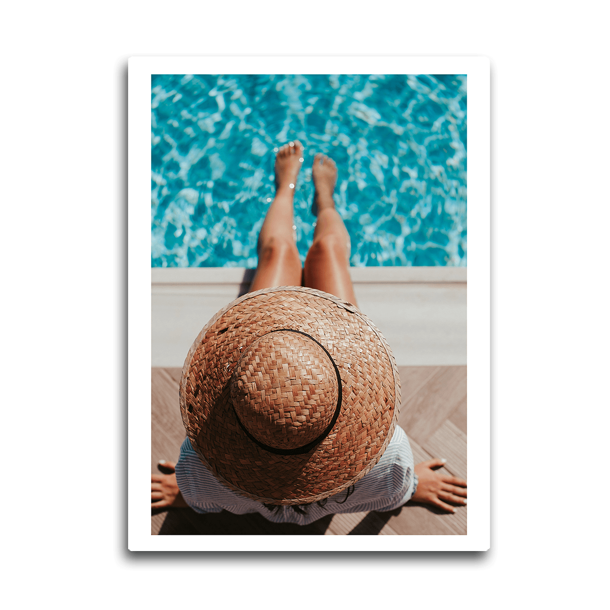 Summer Serenity: Poolside Leisure - PixMagic