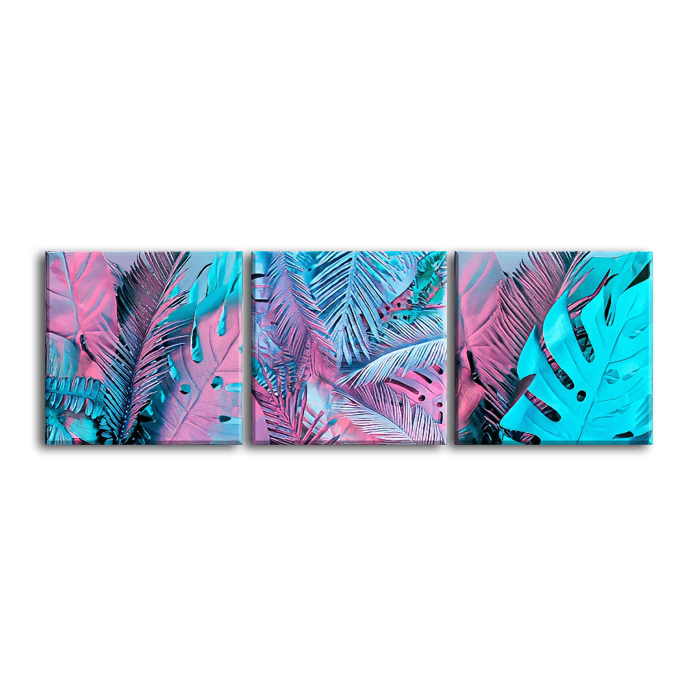 Tropical Serenity - 3panel - PixMagic