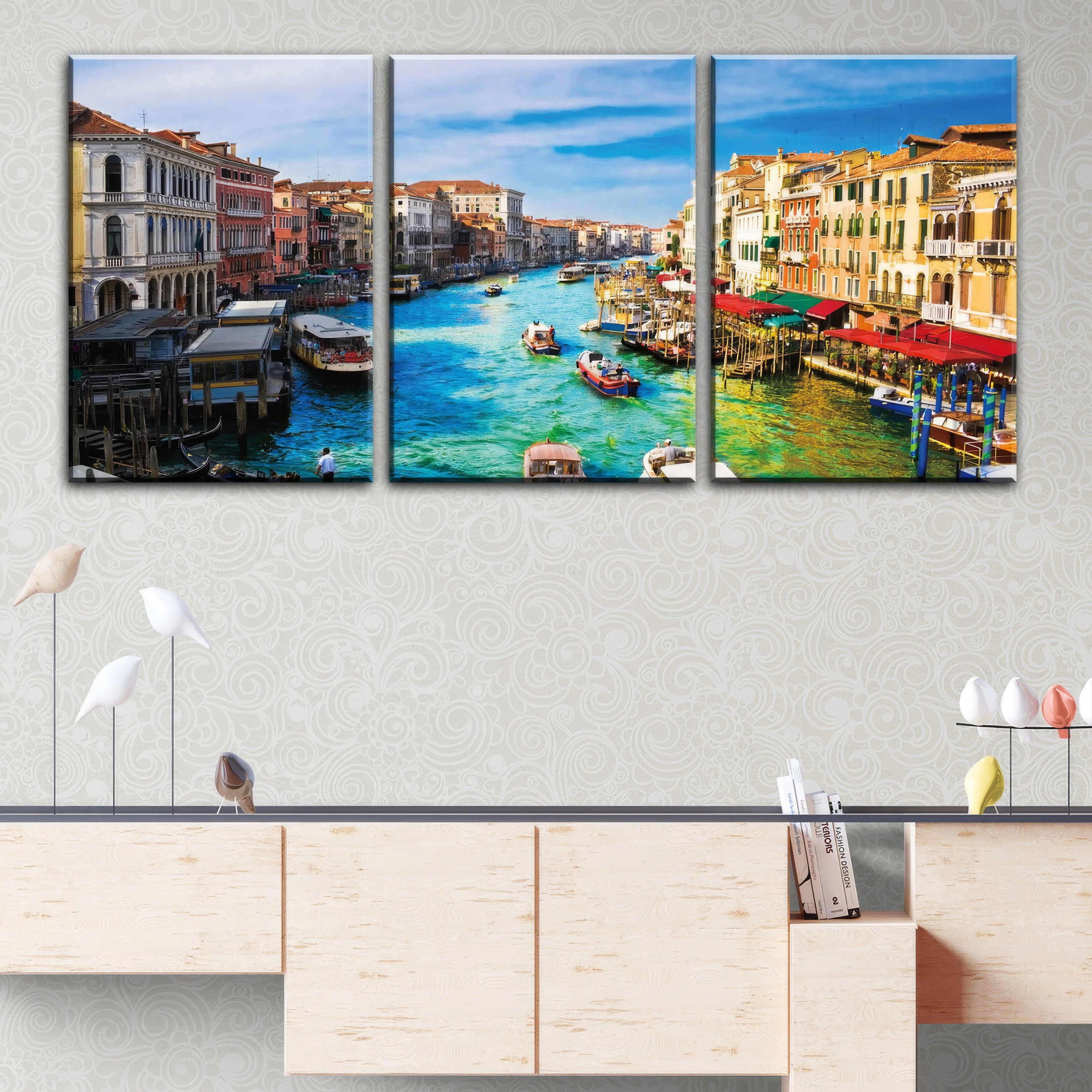 Venetian Canal - 3Panel.