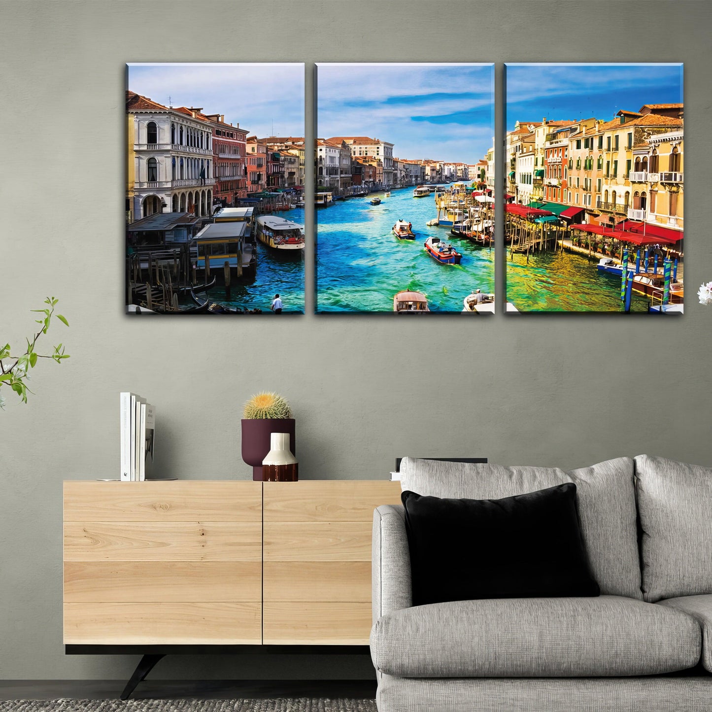 Venetian Canal - 3Panel.
