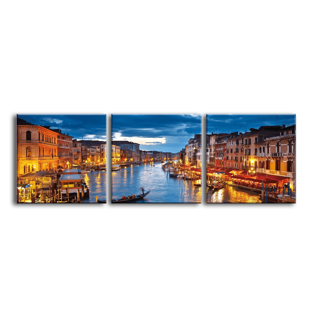 Venice Twilight Serenade - 3Panel - PixMagic