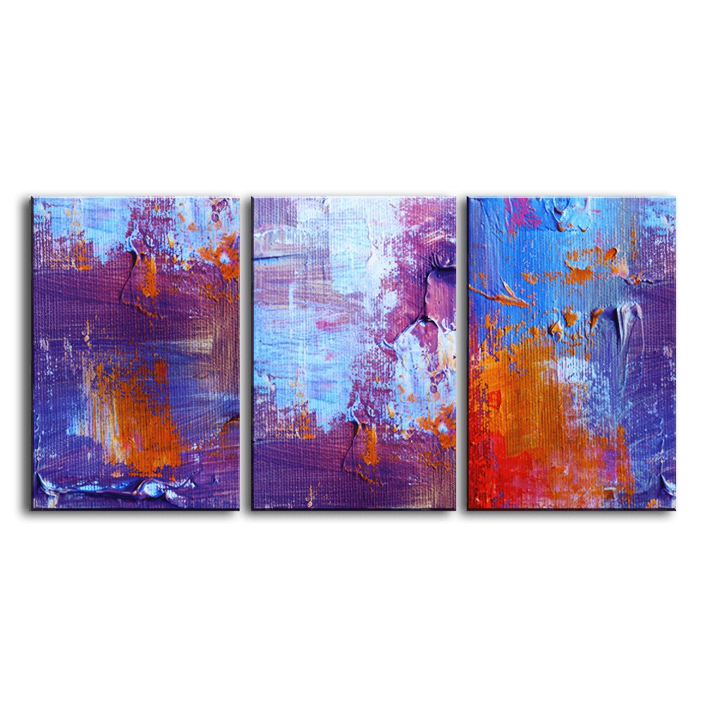 Vibrant Hues Canvas - 3Panel.