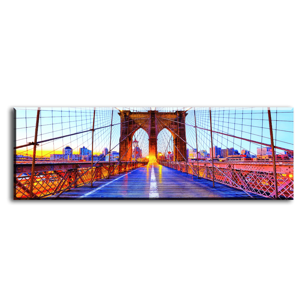 Vivid Brooklyn Bridge.