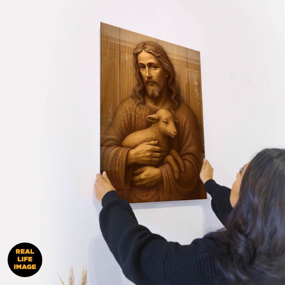 The Good Shepherd – Wood of Grace - Acrylic Wall Art