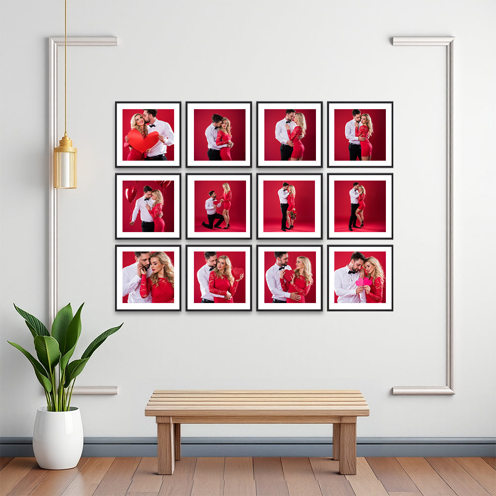 Square Set of 12 - 20x20 cm