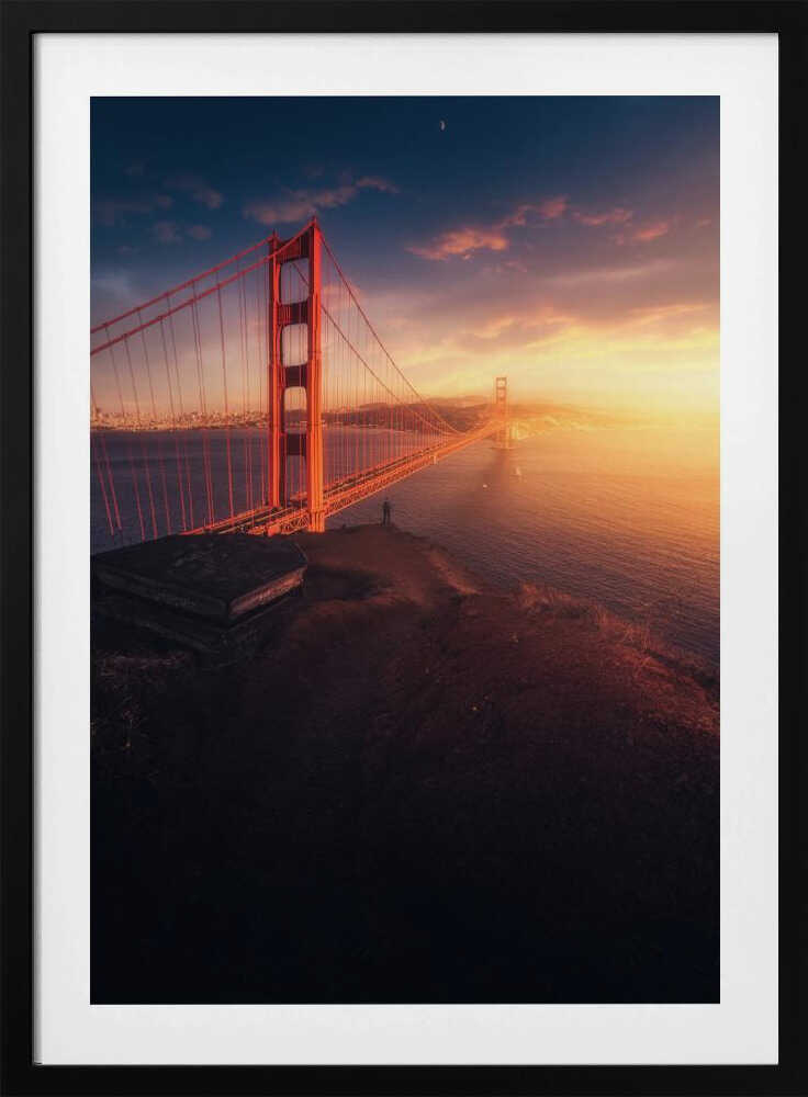 Edge of the Bay – Golden Gate Bridge City Metal Wall Art