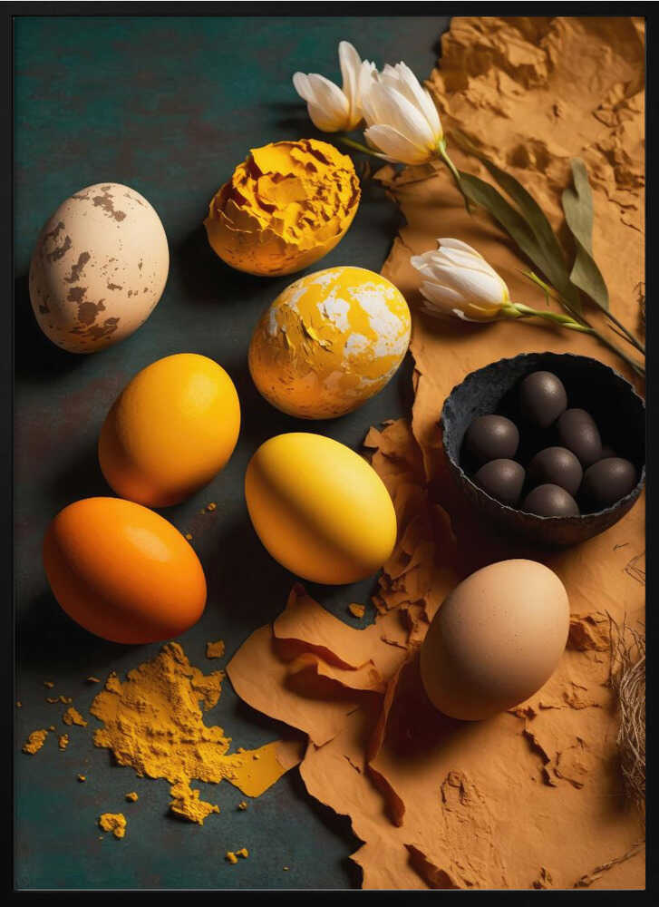 Spring Awakening Egg Art Metal Wall Art"