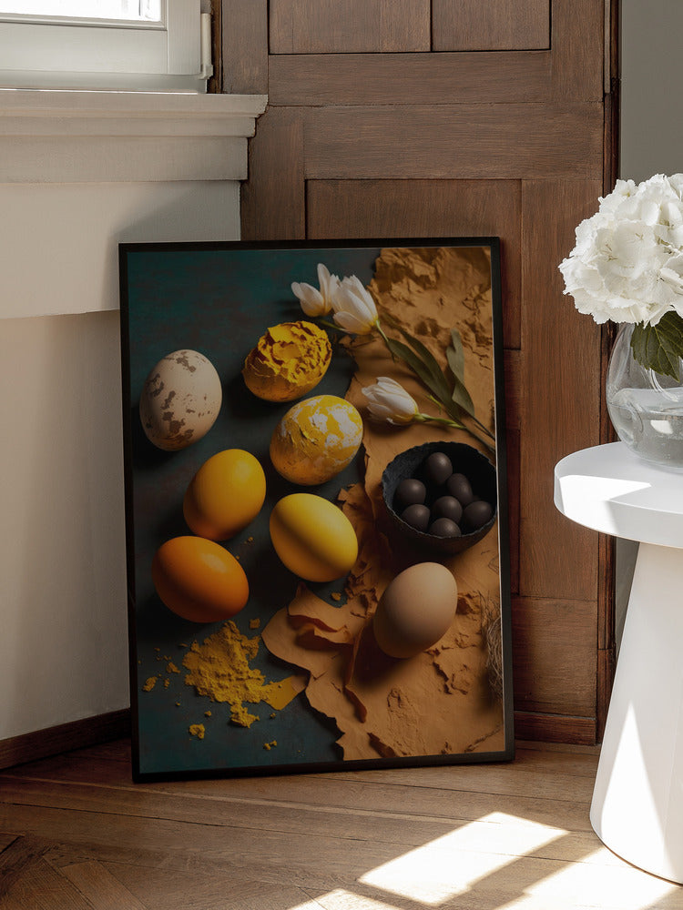 Spring Awakening Egg Art Metal Wall Art"