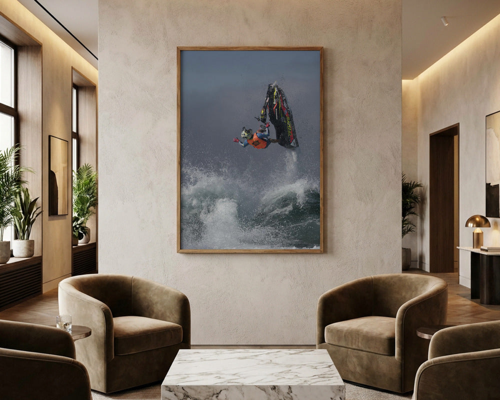 Jet Ski Freestyle Action Metal Wall Art