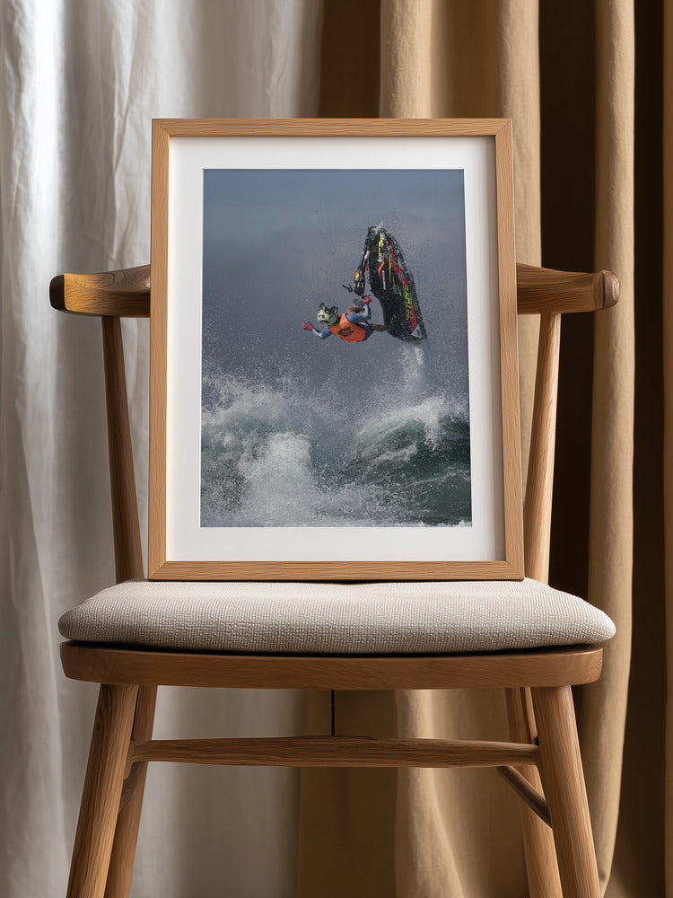 Jet Ski Freestyle Action Metal Wall Art