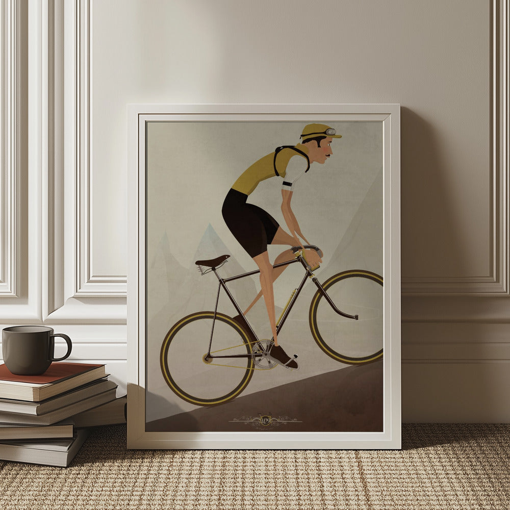 Timeless Cyclist Spirit” Sports Metal Wall Art