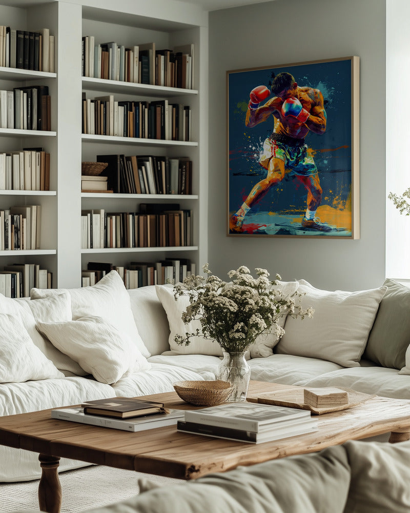 “Unbreakable Spirit” Sports Metal Wall Art