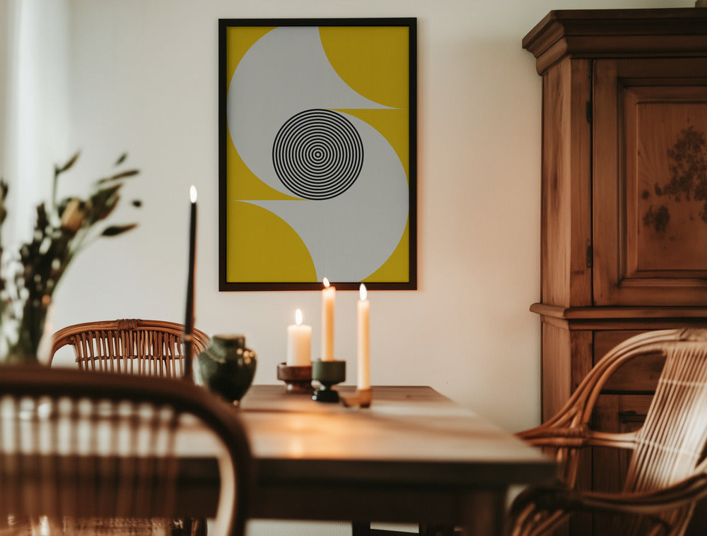 "Spiral Minimalism" Metal Wall Art