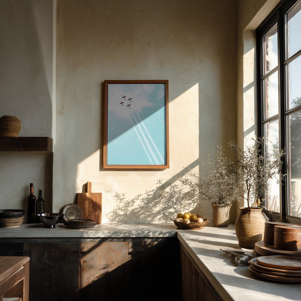 Skyward Formation Metal Wall Art
