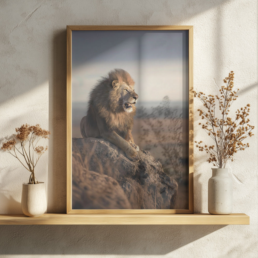 “Savannah Majesty” Animal Metal Wall Art