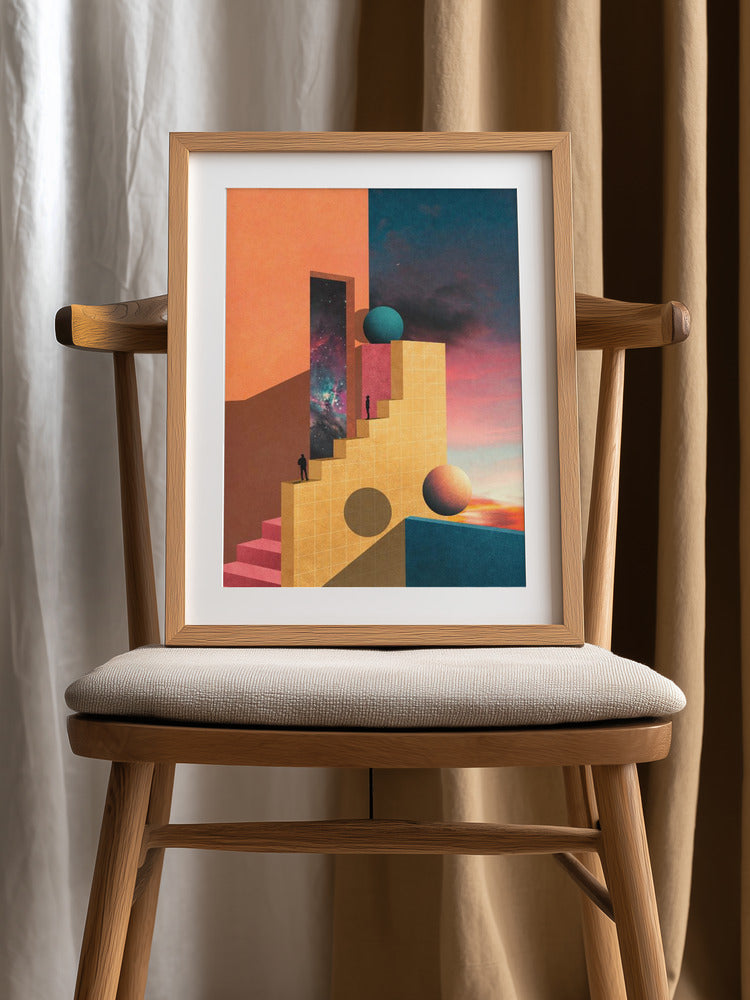 "Cosmic Ascent" Metal Wall Art