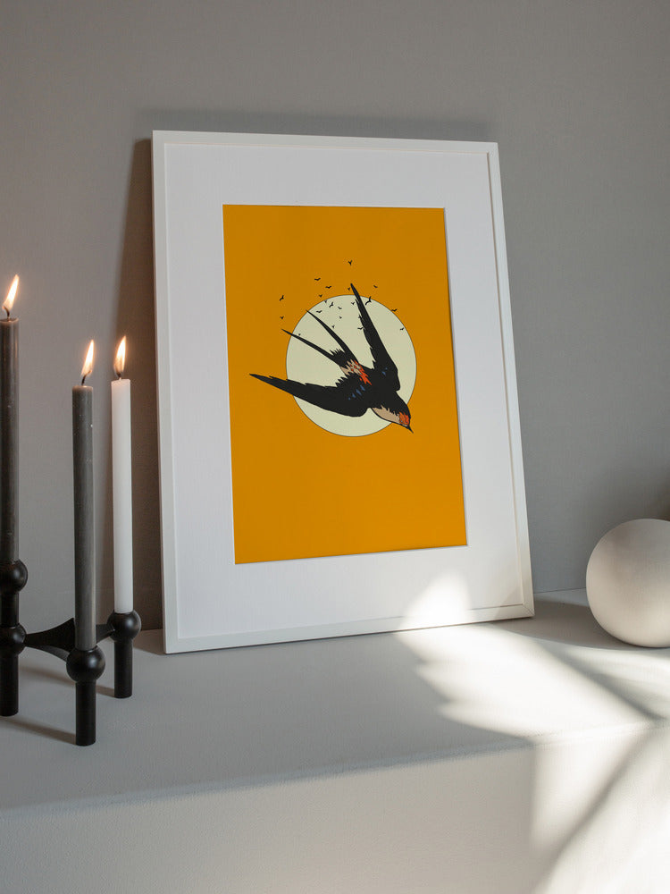 Sunlit Freedom Minimalist Metal Wall Art