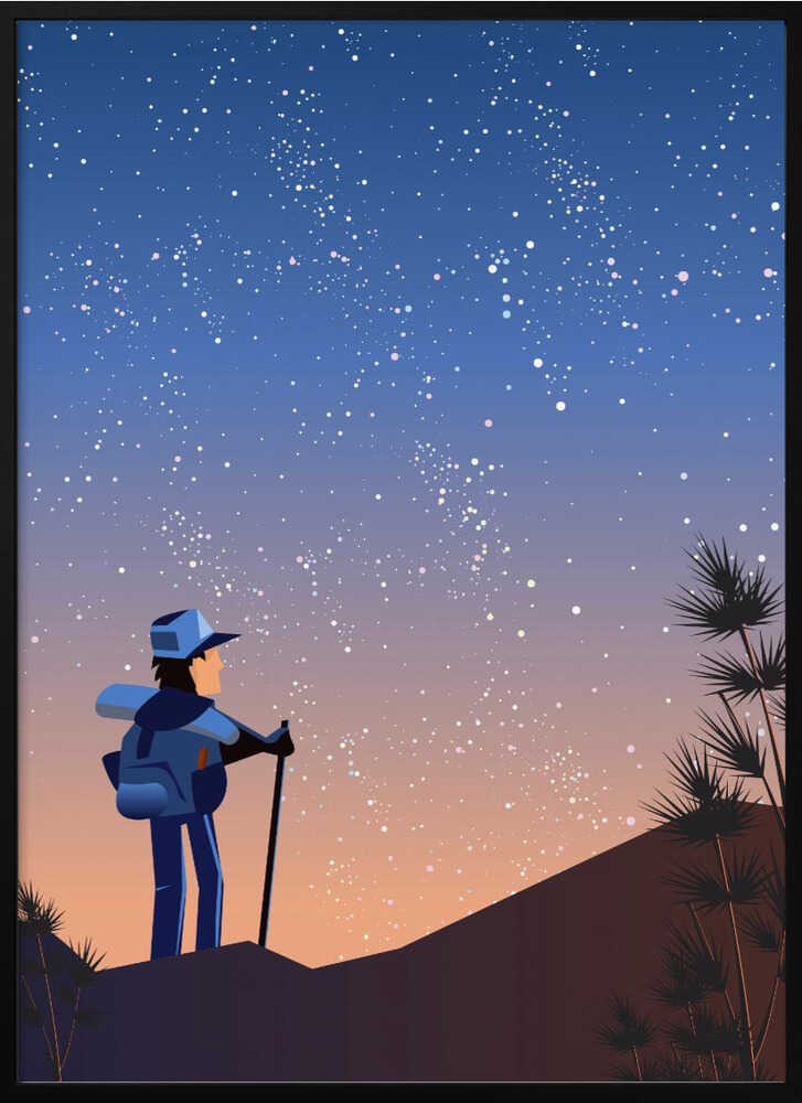 "Under the Stars" Nature-Inspired Wall Art