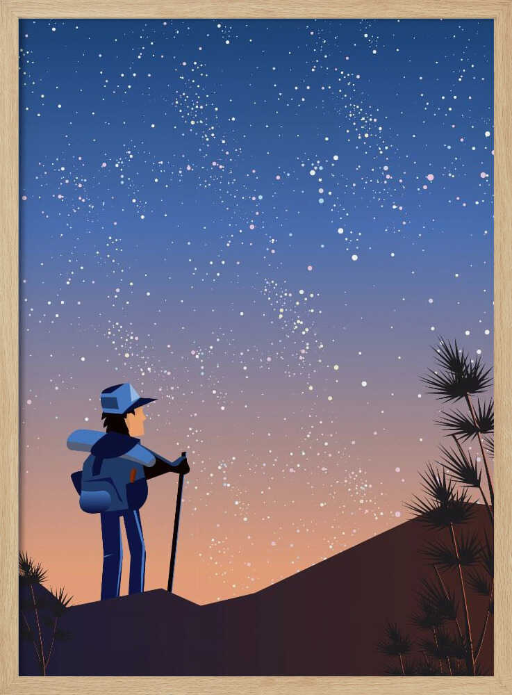 "Under the Stars" Nature-Inspired Wall Art