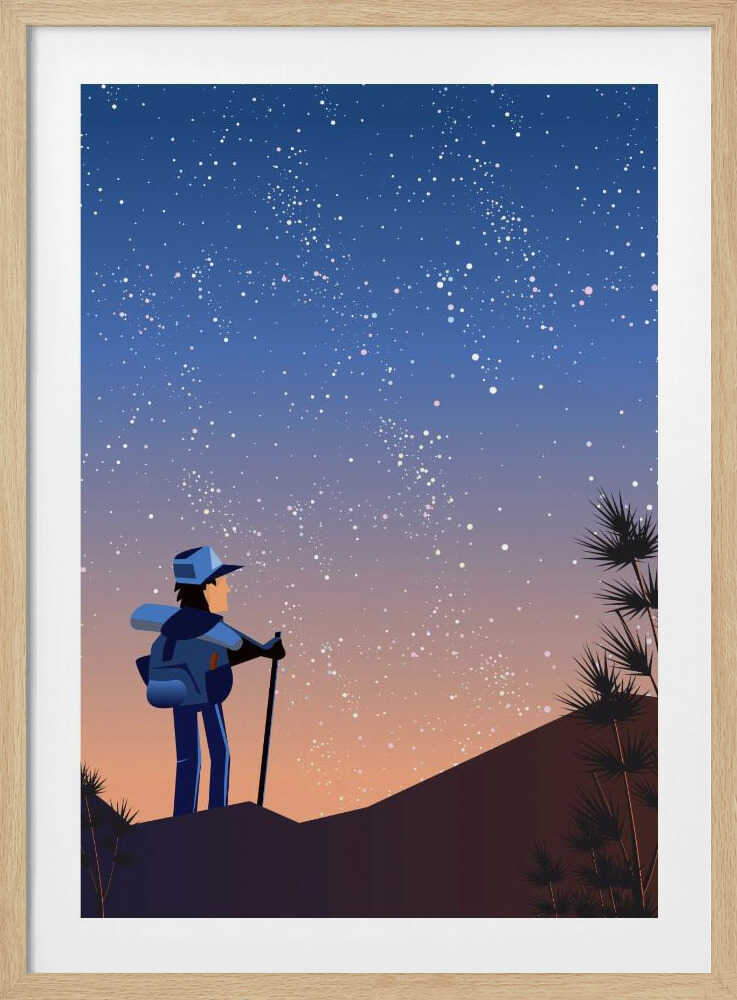 "Under the Stars" Nature-Inspired Wall Art