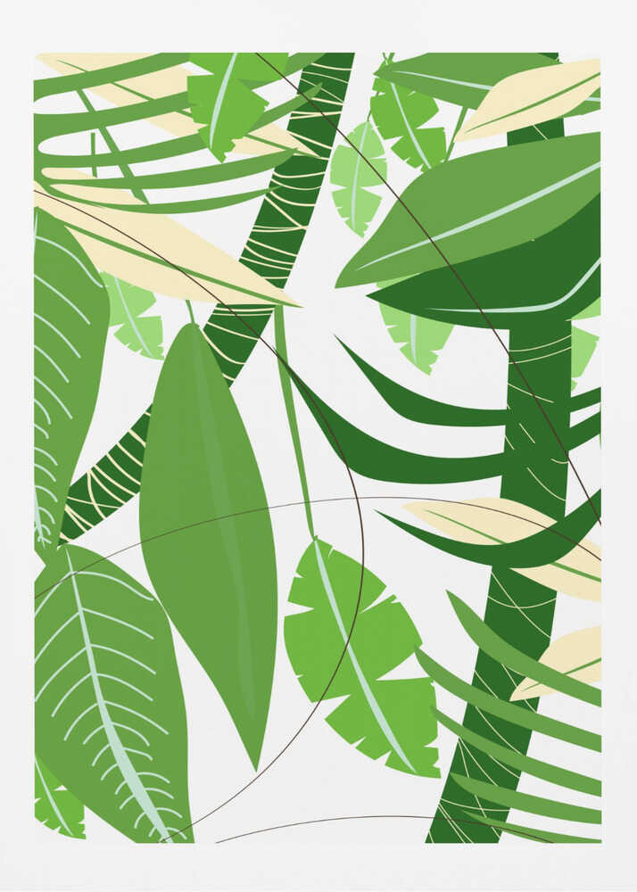 Tropical Rhythm – Botanical Metal Wall Art