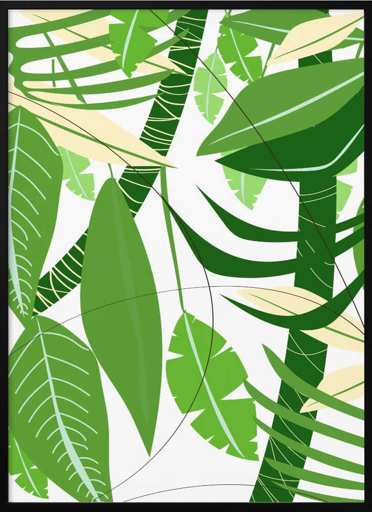 Tropical Rhythm – Botanical Metal Wall Art