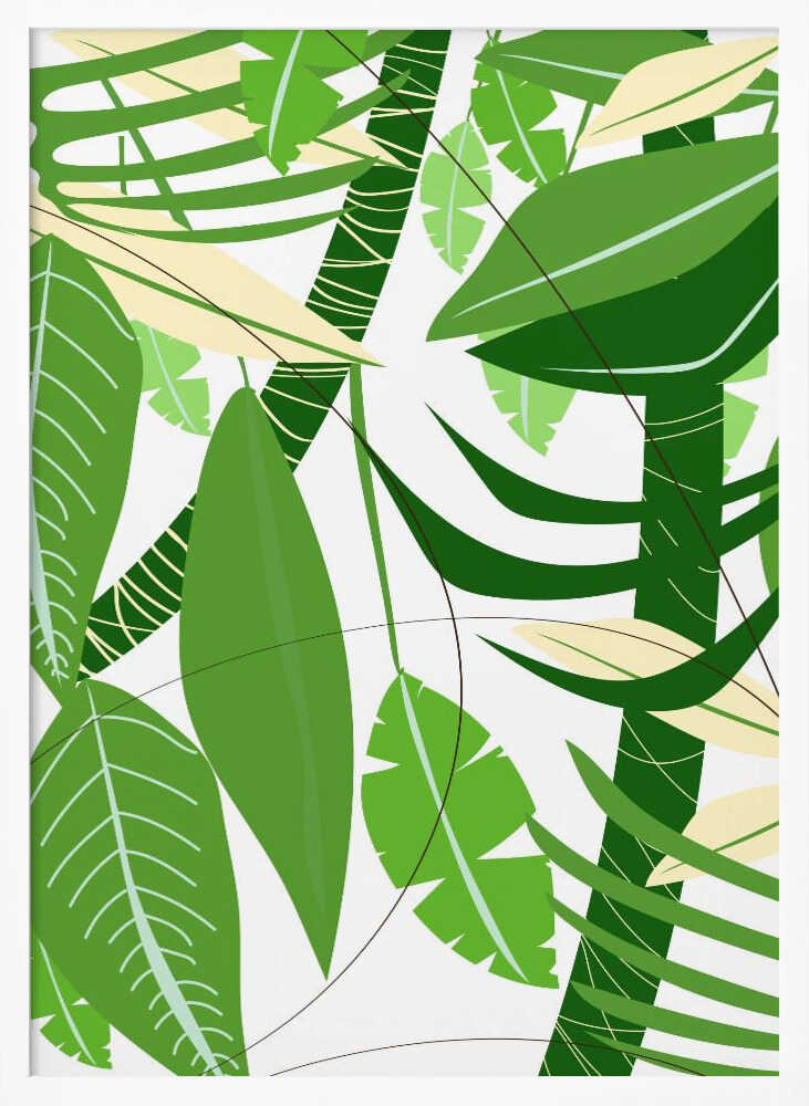 Tropical Rhythm – Botanical Metal Wall Art