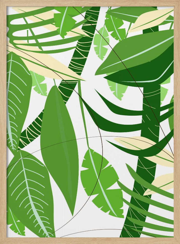Tropical Rhythm – Botanical Metal Wall Art