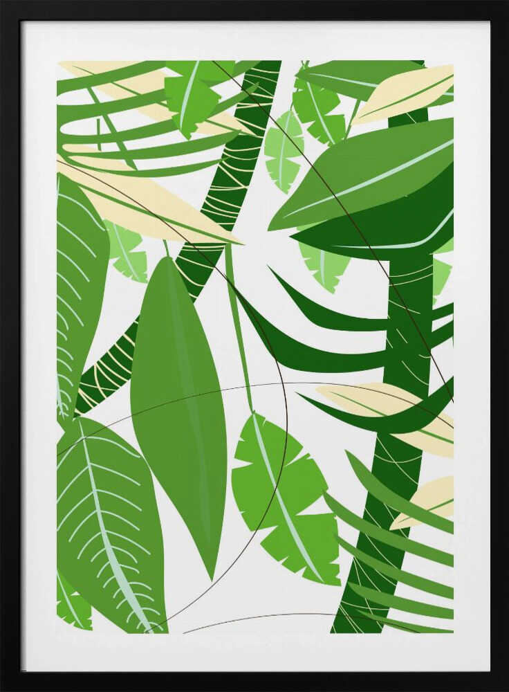 Tropical Rhythm – Botanical Metal Wall Art