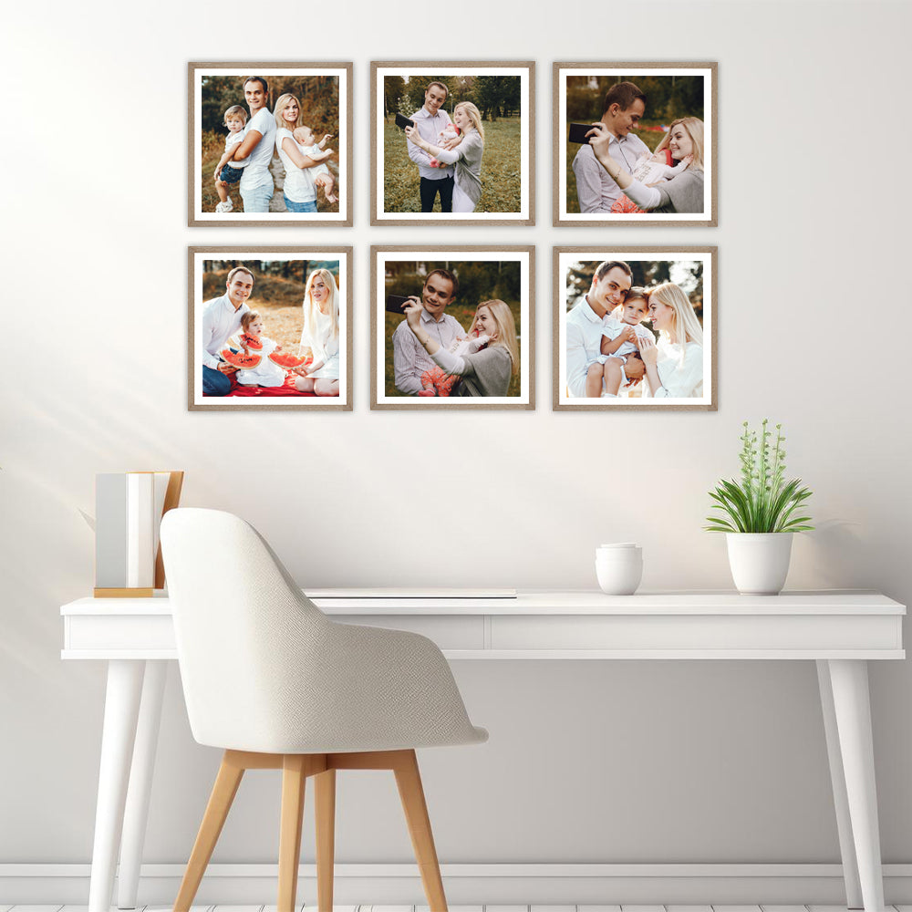Square Set of 6 - 30x30 cm