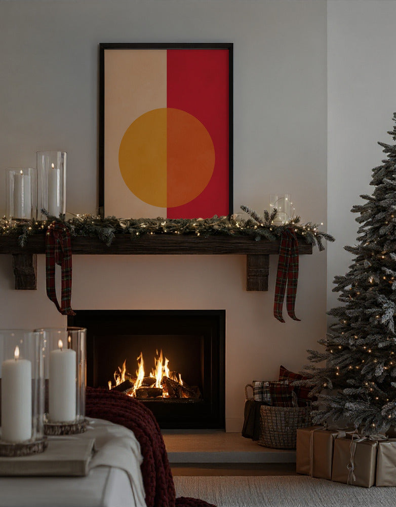 Sun Balance Minimalist Metal Wall Art