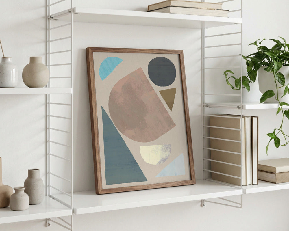 Soft Geometry Minimalist Metal Wall Art