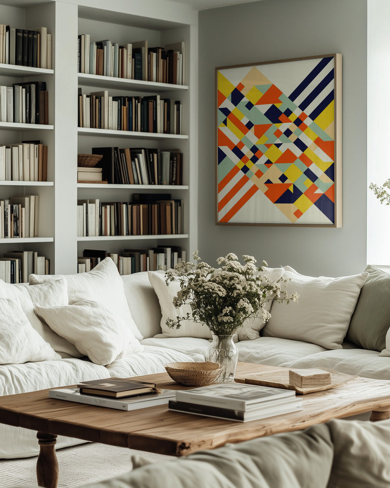 Balance Shapes Minimalist Metal Wall Art
