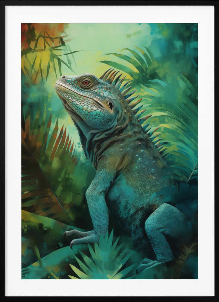 Emerald Stillness – Botanical Metal Wall Art