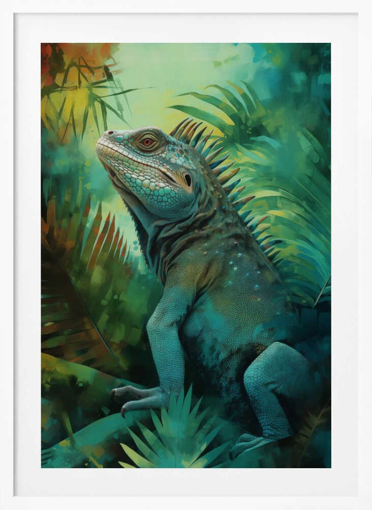 Emerald Stillness – Botanical Metal Wall Art