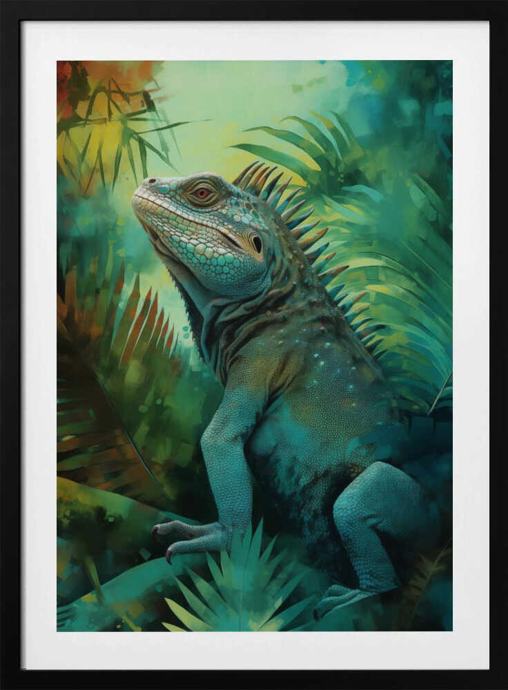 Emerald Stillness – Botanical Metal Wall Art