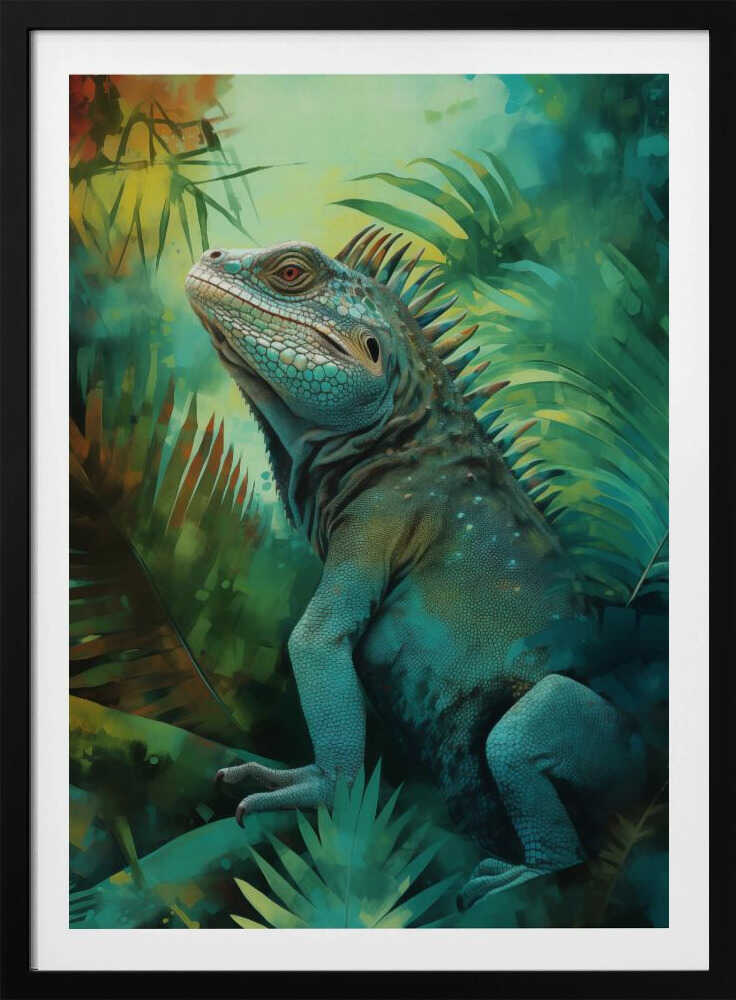 Emerald Stillness – Botanical Metal Wall Art