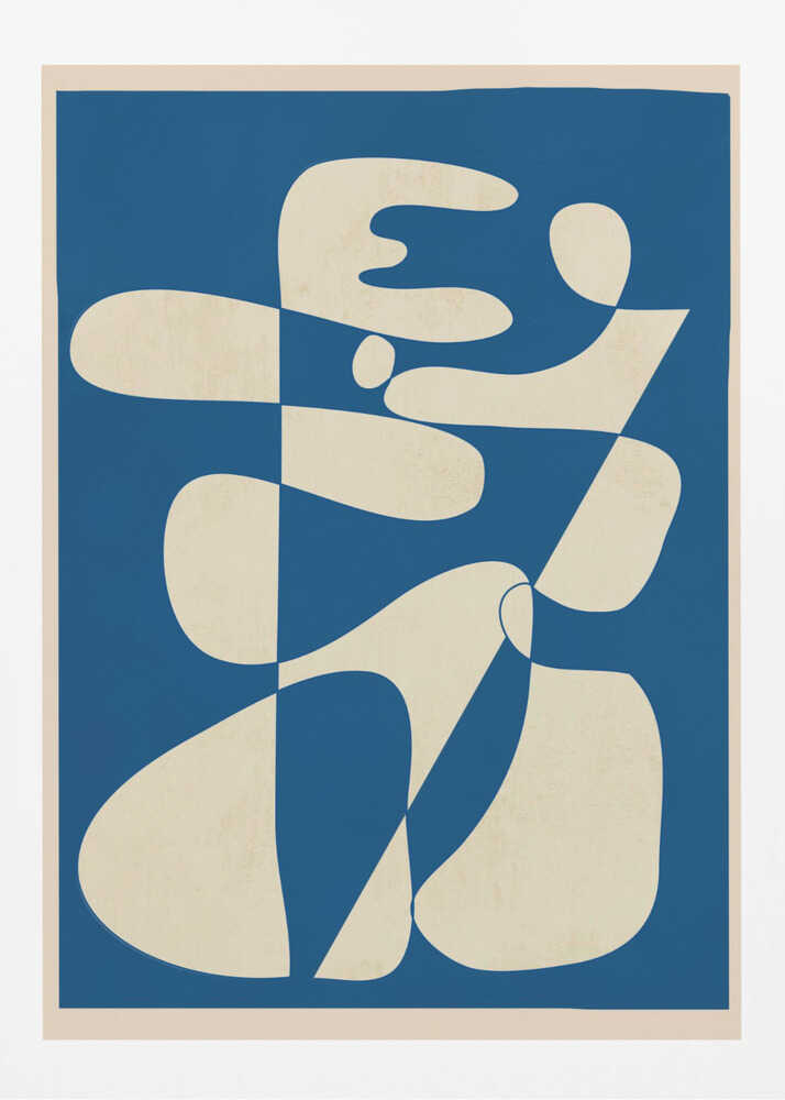 "Abstract Forms" Minimalist Metal Wall Art